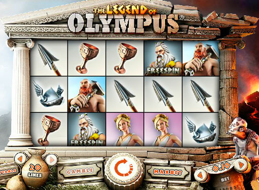 Слот машина Legend of Olympus онлайн за пари
