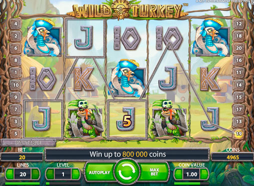 Слот машина Wild Turkey за истински пари