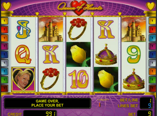Queen of Hearts - игрална машина за пари