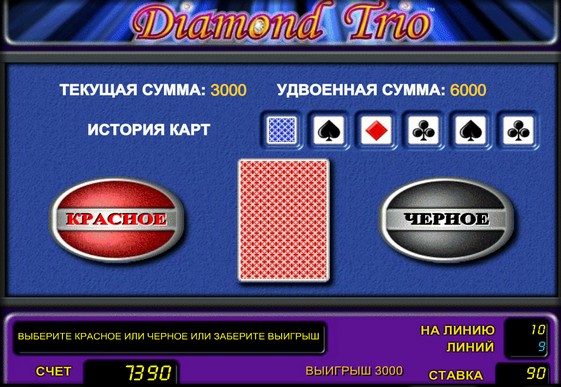 Рискът от игра в слот машина Diamond Trio