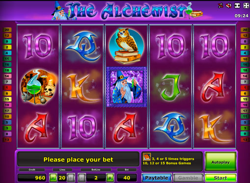 The Alchemist - игрална машина за пари